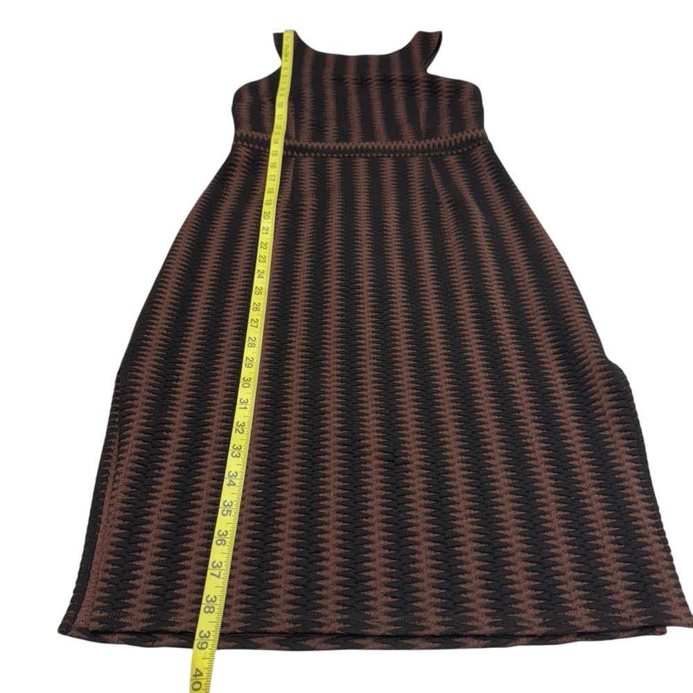 Anthropologie Maeve Meridian Sheath Midi Dress Size S Brown Knit Bodycon Preppy - Picture 14 of 14
